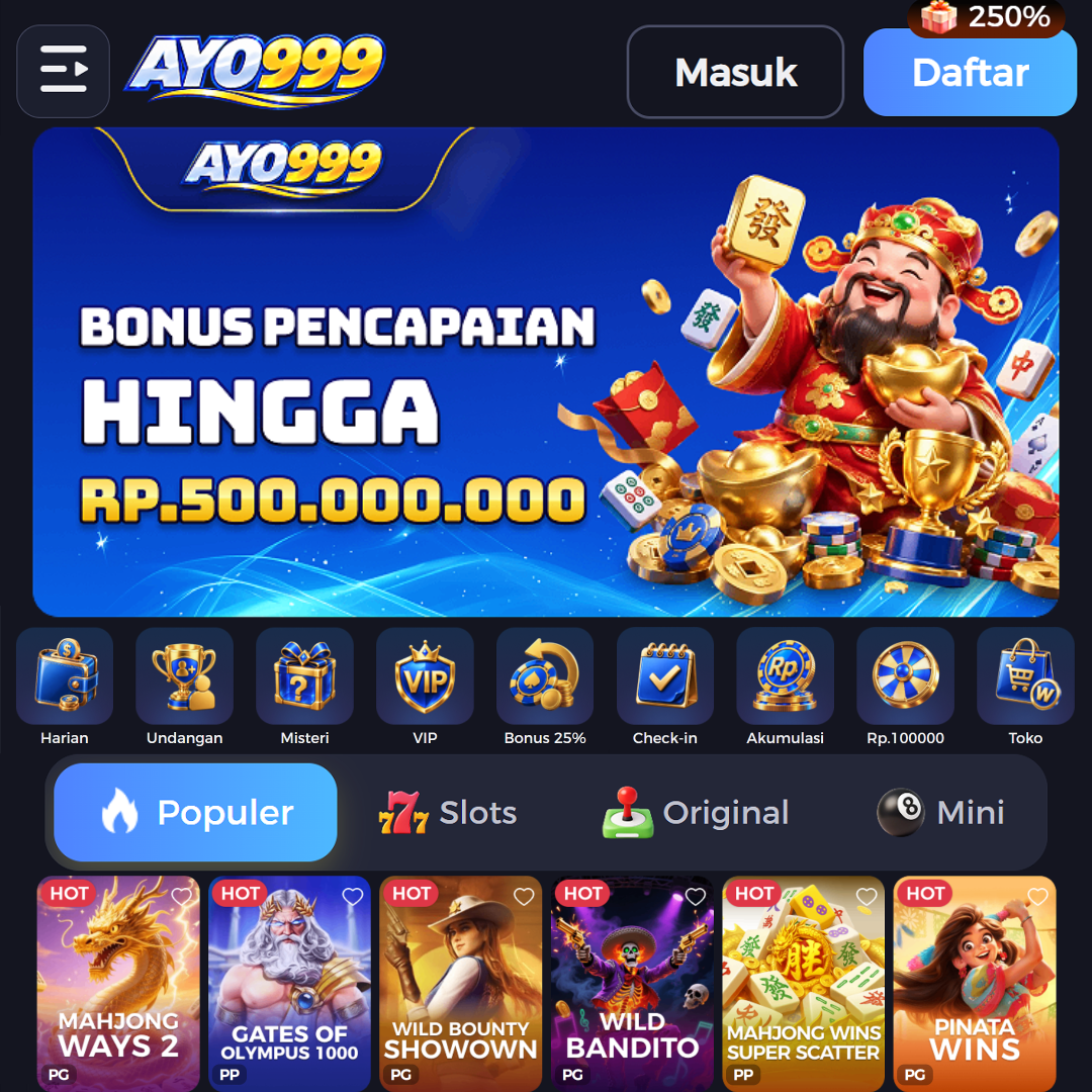 AYO999 - Daftar Game Online dengan Pilihan Slot yang Beragam