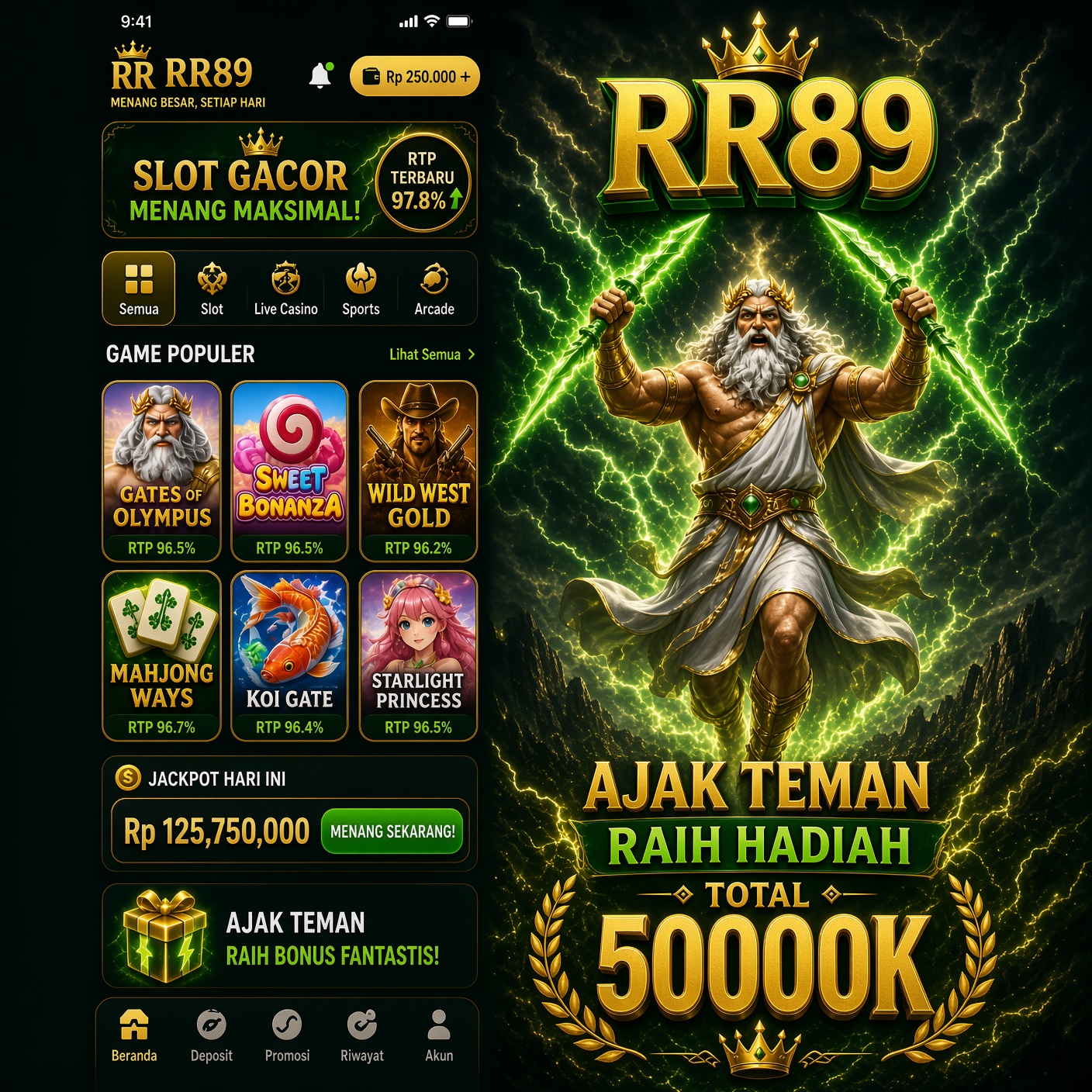 RR89 - Platform Game Online dengan Beragam Pilihan Permainan Seru